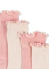 2er-Pack Rippsocken - Rose/Off White